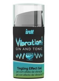 Жидкий интимный гель с эффектом вибрации Vibration! Gin   Tonic - 15 мл. - INTT - купить с доставкой в Кирове