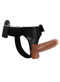 Страпон на трусиках с вибрацией Ultra Passionate Harness - 16 см. - Baile - купить с доставкой в Кирове
