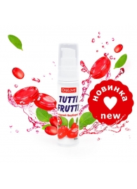 Гель-смазка Tutti-frutti со вкусом барбариса - 30 гр. - Биоритм - купить с доставкой в Кирове