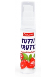 Гель-смазка Tutti-frutti со вкусом барбариса - 30 гр. - Биоритм - купить с доставкой в Кирове