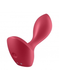 Красный вибромассажёр простаты Satisfyer Backdoor Lover - 14 см. - Satisfyer - в Кирове купить с доставкой
