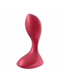 Красный вибромассажёр простаты Satisfyer Backdoor Lover - 14 см. - Satisfyer - в Кирове купить с доставкой