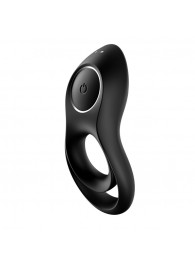 Черное эрекционное виброкольцо Legendary Duo - Satisfyer - в Кирове купить с доставкой