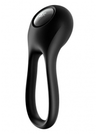 Черное эрекционное виброкольцо Majestic Duo - Satisfyer - в Кирове купить с доставкой