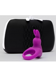 Фиолетовое эрекционное виброкольцо Happy Rabbit Cock Ring Kit - Happy Rabbit - в Кирове купить с доставкой