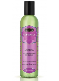Массажное масло Naturals Island Passion Berry с ароматом тропических фруктов - 236 мл. - Kama Sutra - купить с доставкой в Кирове