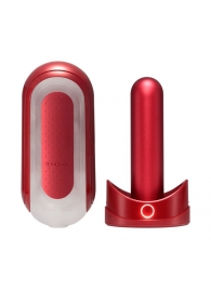 Красный мастурбатор Flip Zero Red   Warmer с подогревом - Tenga - в Кирове купить с доставкой