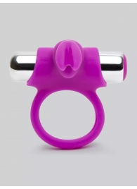 Лиловое виброкольцо с пультом ДУ Remote Control Cock Ring - Happy Rabbit - в Кирове купить с доставкой