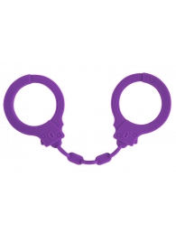 Фиолетовые силиконовые наручники Suppression - Lola Games - купить с доставкой в Кирове