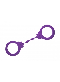 Фиолетовые силиконовые поножи Limitation - Lola Games - купить с доставкой в Кирове
