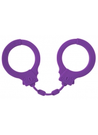 Фиолетовые силиконовые поножи Limitation - Lola Games - купить с доставкой в Кирове