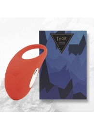 Красное кольцо с вибрацией Thor Cockring - FeelzToys - в Кирове купить с доставкой