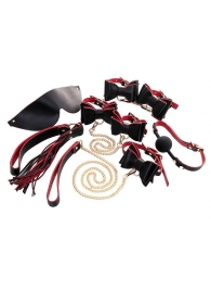Черно-красный бондажный набор Bow-tie - ToyFa - купить с доставкой в Кирове
