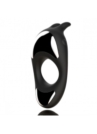 Черное эрекционное кольцо с двумя моторами Zeus Dual Vibe Cock Ring - FeelzToys - в Кирове купить с доставкой