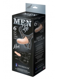 Пустотелый фаллопротез MEN STYLE - 17,5 см. - LOVETOY (А-Полимер) - купить с доставкой в Кирове