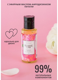 Массажное масло Pleasure Lab Delicate с ароматом пиона и пачули - 50 мл. - Pleasure Lab - купить с доставкой в Кирове