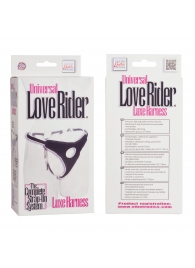 Трусы для страпона с универсальным креплением Universal Love Rider Luxe Harness - California Exotic Novelties - купить с доставкой в Кирове