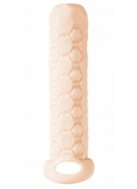 Телесный фаллоудлинитель Homme Long - 13,5 см. - Lola Games - в Кирове купить с доставкой