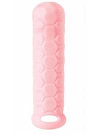 Розовый фаллоудлинитель Homme Long - 15,5 см. - Lola Games - в Кирове купить с доставкой