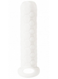 Белый фаллоудлинитель Homme Long - 13,5 см. - Lola Games - в Кирове купить с доставкой