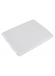 Белая виниловая простынь Vinyl Bed Sheet - Orion - купить с доставкой в Кирове