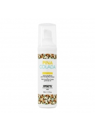 Разогревающее массажное масло с ароматом пина колада Gourmet Pina Colada - 50 мл. - Exsens - купить с доставкой в Кирове