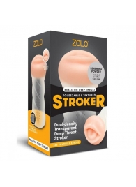 Мастурбатор-ротик ZOLO DEEP THROAT - Zolo - в Кирове купить с доставкой