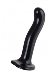 Черный стимулятор для пар P G-Spot Dildo Size M - 18 см. - Strap-on-me - в Кирове купить с доставкой