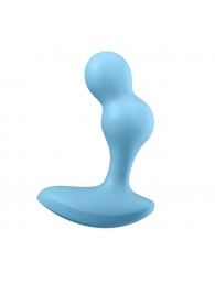 Голубой анальный вибростимулятор Deep Driver - 11,2 см. - Satisfyer - в Кирове купить с доставкой