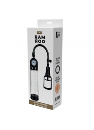 Прозрачная вакуумная помпа с манометром Deluxe Penis Pump - Dream Toys - в Кирове купить с доставкой