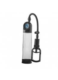 Прозрачная вакуумная помпа с манометром Deluxe Penis Pump - Dream Toys - в Кирове купить с доставкой