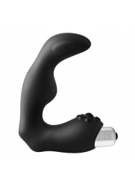 Черный вибромассажер простаты FantASStic Vibrating Prostate Massager - 11,3 см. - Dream Toys - в Кирове купить с доставкой
