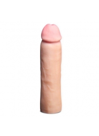 Телесная фаллическая насадка на пенис Magnum Xtender - 23 см. - Blush Novelties - в Кирове купить с доставкой