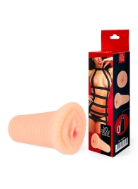 Реалистичный мастурбатор-вагина телесного цвета с вибрацией - Bior toys - в Кирове купить с доставкой