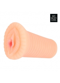 Реалистичный мастурбатор-вагина телесного цвета с вибрацией - Bior toys - в Кирове купить с доставкой
