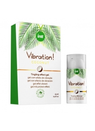 Возбуждающий гель с ароматом кокоса Vibration Coconut - 15 мл. - INTT - купить с доставкой в Кирове