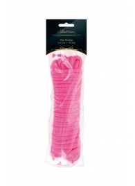 Розовая веревка для связывания Sweet Caress Rope - 10 метров - Sweet Caress - купить с доставкой в Кирове