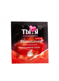 Разогревающий гель-лубрикант Stimulove Strong в одноразовой упаковке - 4 гр. - Биоритм - купить с доставкой в Кирове