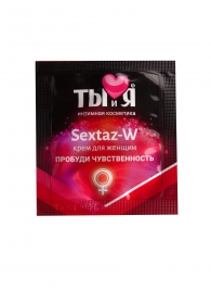 Возбуждающий крем для женщин Sextaz-W в одноразовой упаковке - 1,5 гр. - Биоритм - купить с доставкой в Кирове