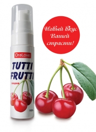 Гель-смазка Tutti-frutti с вишнёвым вкусом - 30 гр. - Биоритм - купить с доставкой в Кирове