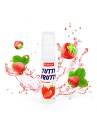 Гель-смазка Tutti-frutti с земляничным вкусом - 30 гр. - Биоритм - купить с доставкой в Кирове