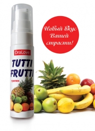 Гель-смазка Tutti-frutti со вкусом тропических фруктов - 30 гр. - Биоритм - купить с доставкой в Кирове