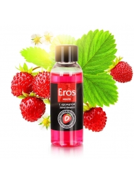 Массажное масло Eros fantasy с ароматом земляники - 50 мл. - Биоритм - купить с доставкой в Кирове