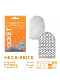 Карманный мастурбатор HEXA-BRICK - Tenga - в Кирове купить с доставкой