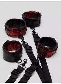 Изысканный набор фиксаций на кровати Reversible Under Mattress Restraint Set - Fifty Shades of Grey - купить с доставкой в Кирове