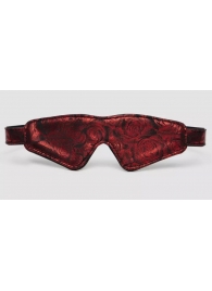 Двусторонняя красно-черная маска на глаза Reversible Faux Leather Blindfold - Fifty Shades of Grey - купить с доставкой в Кирове