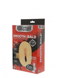 Мастурбатор-вагина с вибрацией и выносным пультом управления REALSTUFF SMOOTH   BALD - Dream Toys - в Кирове купить с доставкой