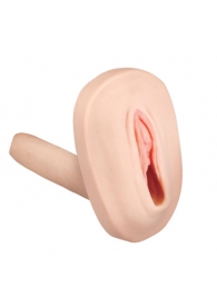 Мастурбатор-вагина с вибрацией и выносным пультом управления REALSTUFF SMOOTH   BALD - Dream Toys - в Кирове купить с доставкой
