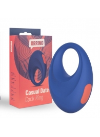 Синее эрекционное кольцо RRRING Casual Date Cock Ring - FeelzToys - в Кирове купить с доставкой