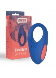 Синее эрекционное кольцо RRRING First Date Cock Ring - FeelzToys - в Кирове купить с доставкой